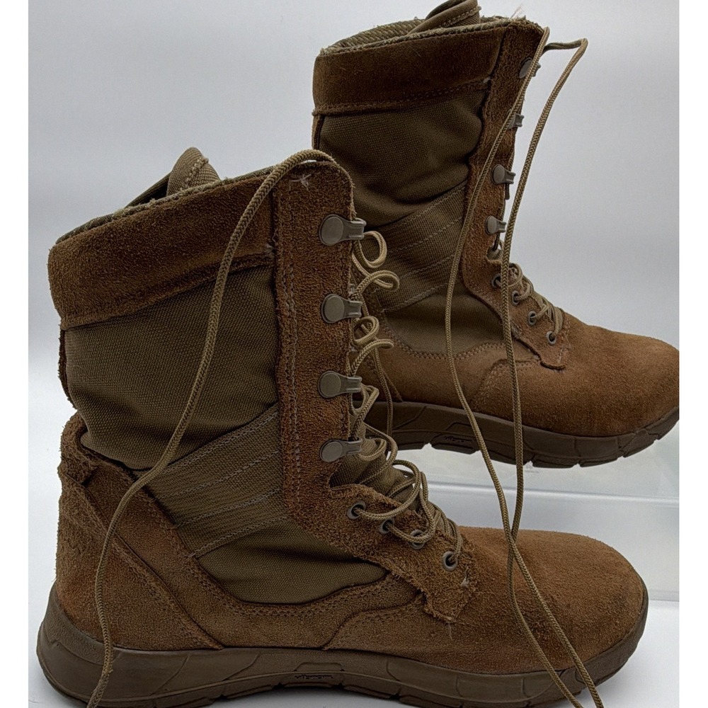 Corcoran CV 1600 Leather Combat Boots Lace Up Military Made in USA Men's US 13